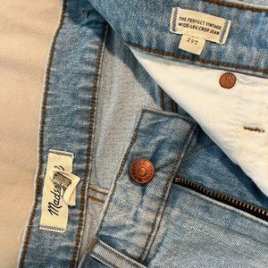Madewell Perfect Vintage Wide Leg Crop Jeans
